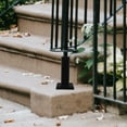 thumbnail image 4 of RUNROTOO 1 Set of Balcony Flooring Glass Clip Black Railing Glass Clamp Design, 4 of 8