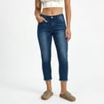 thumbnail image 4 of Womens Ankle Jeans Slim Fit Stretch Ankle Jeans Classic Versatile Denim Pants Casual Solid Blue XL, 4 of 6