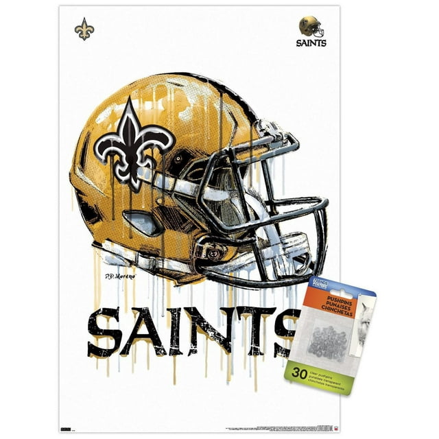 NFL New Orleans Saints - Casque anti-goutte 20