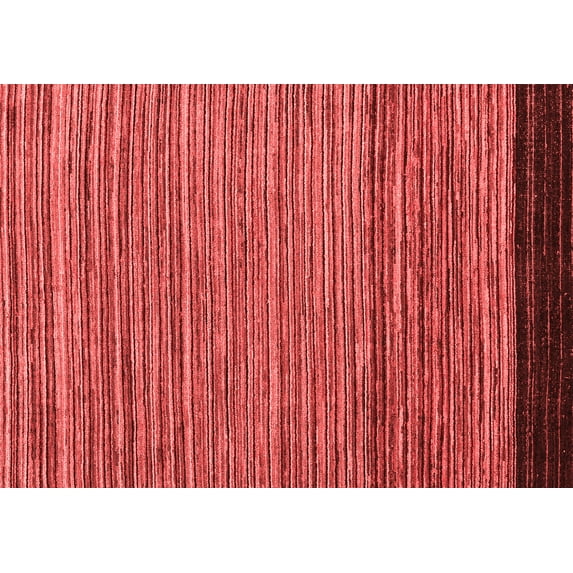 Ahgly Company Indoor Rectangle Oriental Red Modern Area Rugs, 4' x 6'