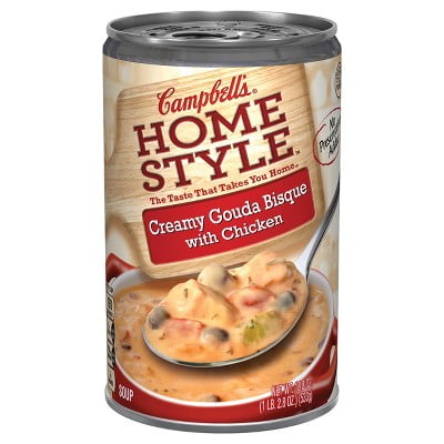Campbell's Homestyle Creamy Gouda Bisque with Chicken Soup 18.8 oz by