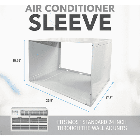 Thru-The-Wall Air Conditioner Sleeve - Pack of 4 — Residential Use, Standard Application