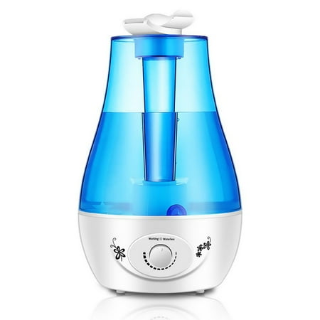 

Cool Mist Humidifier - 3L Ultrasonic Humidifiers for Bedroom Quiet Humidifier Large Room with 3 Mist Levels Sleep Timer Night Light All Night Humidifier for Baby Office