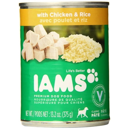 Iams ProActive Health Classic Pate Chicken & Rice Wet Dog Food, 13.2 Oz