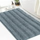 thumbnail image 1 of Alfombra de baño de chenilla turquesa Shaggy Stone azul 60 x 90 cm, 1 of 7