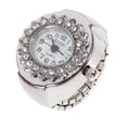 thumbnail image 1 of MasteelfCA 1pc Rhinestone Decorative Watch Ring Fashion Ring Watch Fashion Jewelry Ring, 1 of 8