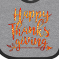 thumbnail image 4 of Inktastic Happy Thanksgiving with Leaf Arrow in Fall Colors Boys or Girls Baby Bib, 4 of 4