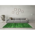 thumbnail image 3 of Ahgly Company Indoor Rectangle Oriental Green Industrial Area Rugs, 2' x 5', 3 of 4