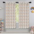 thumbnail image 5 of Blackout Kids Curtains,Beige Cartoon Horse Rainbow Pattern Childrens Insulated Curtains Set Of 2,Bedroom Essentials,Toddler Room Decor 42"x63", 5 of 5