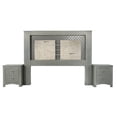thumbnail image 3 of Recamara Kessa Muebles  Da Vinci King Size 5 Piezas Gris, 3 of 19