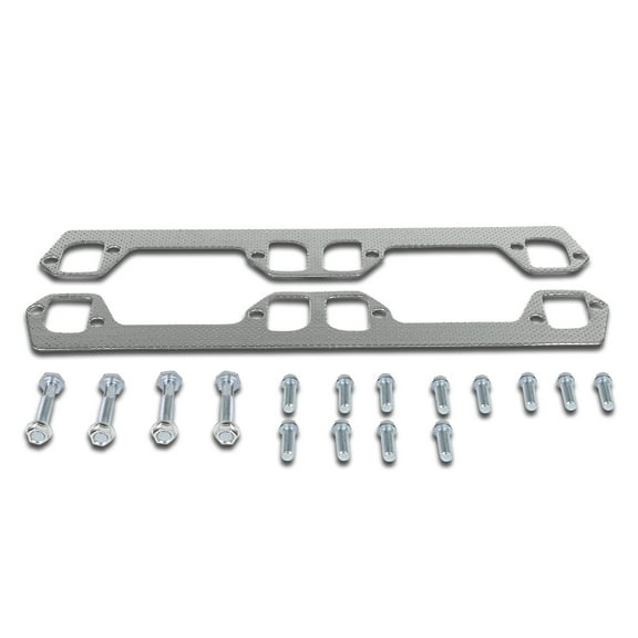 DNA Motoring GKTSET-DR96V8 For 1992 to 2001 Dodge Ram 1500 / 2500 Dakota 5.2L / 5.9L Aluminum Exhaust Manifold Header Gasket Set 93 94 95 96 97 98 99 00