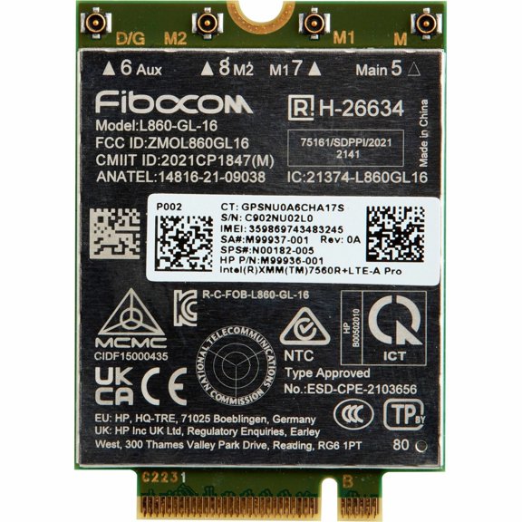 HP XMM 7560 R  LTE-Advanced Pro WWAN