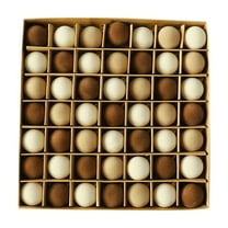 Christmas Tree,Flocked Christmas Balls Plastic,Multiple Styles Home Decor,Christmas Home Decor for Thanksgiving Party Decoration,2.4 Inch,49 Pcs,B