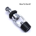 thumbnail image 4 of Lefu Scuba Diving Cylinders BCD DIN to Yoke Fill Adapter Tank Filling Adaptor Valve, 4 of 8