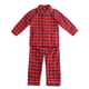 thumbnail image 3 of Pijamas de Navidad para niños y niñas, conjunto de ropa de dormir de dos piezas a juego, vestido de noche con volantes, 3 of 4