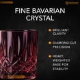 thumbnail image 2 of Nachtmann Noblesse 10.4 oz Whiskey Tumblers (Set of 2) - 4" Transparent Crystal Glasses, Diamond-Cut Design, Dishwasher Safe Glassware for Bourbon & Cocktails - Everyday Glassware Essentials (Berry), 2 of 7