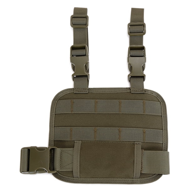 Sywqhk Drop Leg MOLLE Platform Muslo Magazine Pouch Holster Rig Panel (Verde militar) Sywqhk Alta Calidad