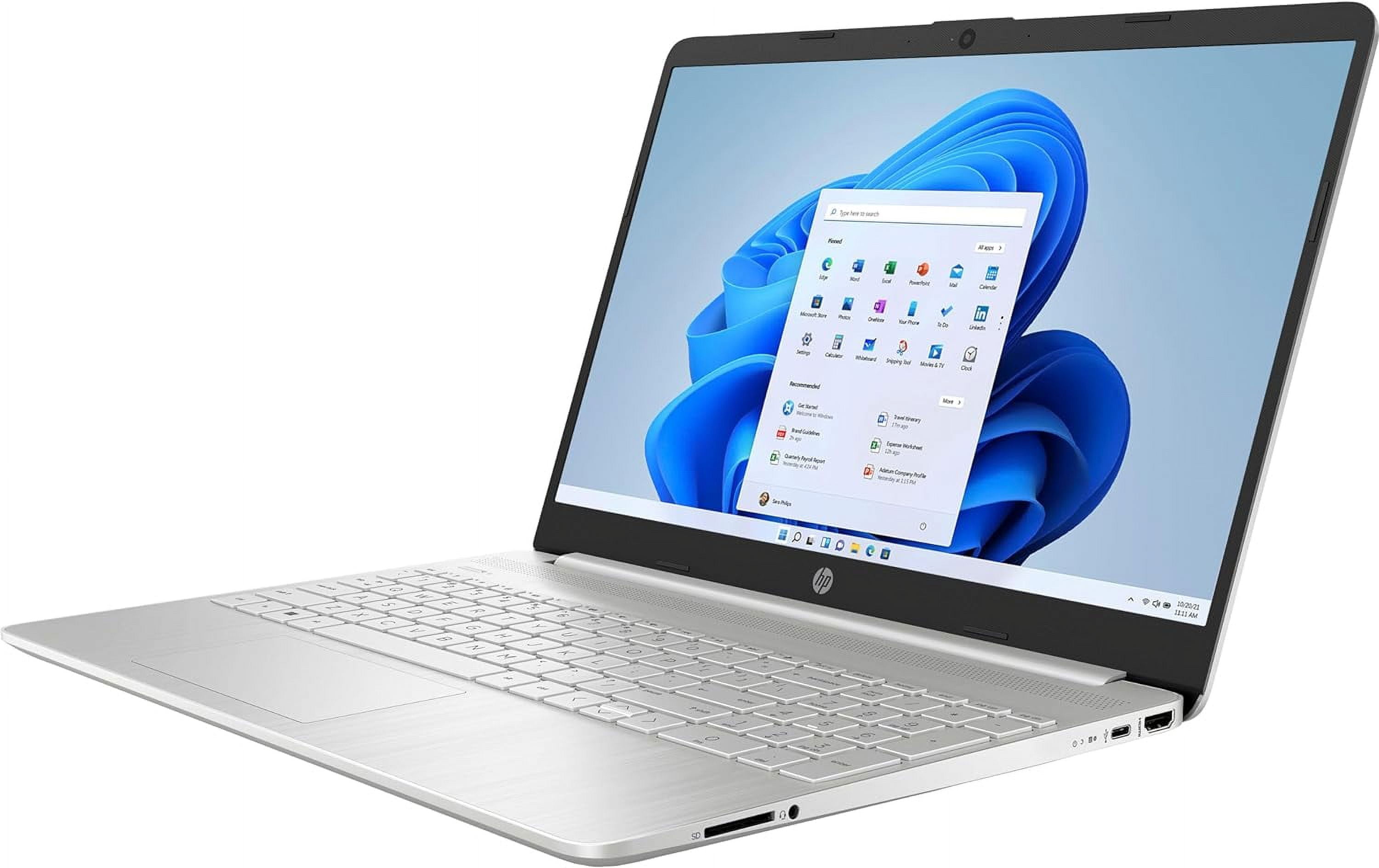 HP 15.6" FHD Laptop, Intel Core i3-1215U, 32GB RAM, 1TB PCIe SSD, Silver, Windows 11 Home