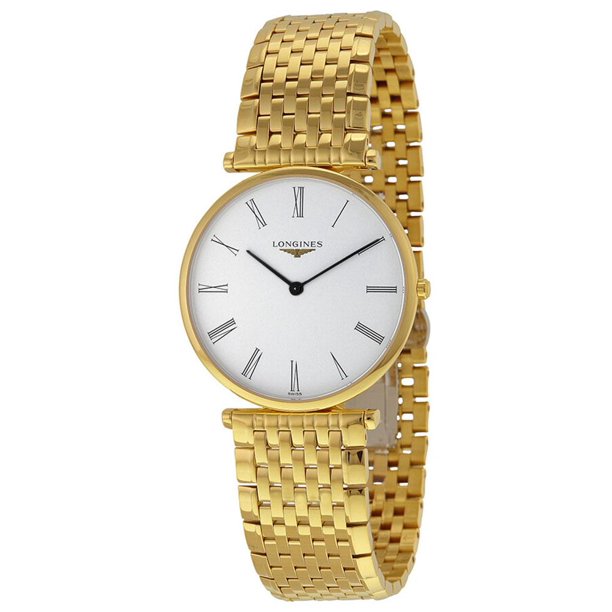 Longines La Grande Classique Yellow Gold PVD White Dial Quartz Unisex Watch L4.755.2.11.8