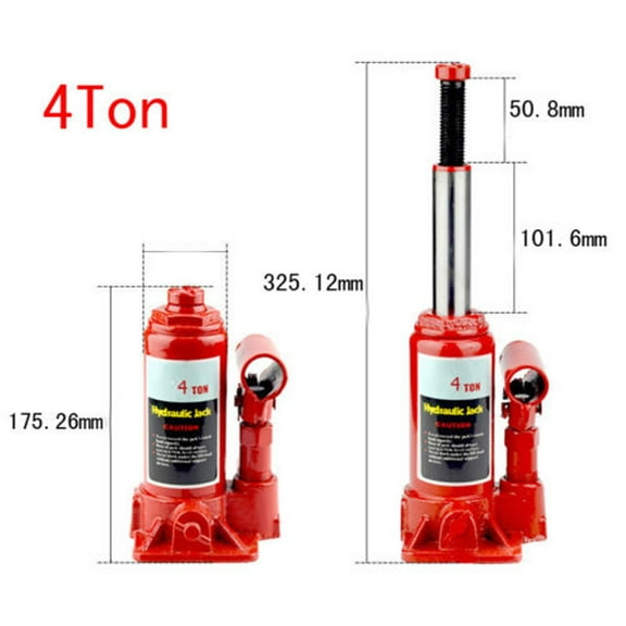Zimtown 4 Ton Small Automotive Emergency Hydraulic Bottle Jack Lift Tool Portable