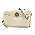 thumbnail image 1 of Pre-Owned Versace Medusa Shoulder Bag Leather Light Beige Women's h30235f (Good), 1 of 5