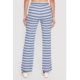 thumbnail image 4 of Women's Striped Textured Knit Boot Cut Casual Pants, 4 of 4