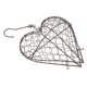 thumbnail image 4 of Maceta colgante de pared con forma de corazón, de hierro forjado, con estante para decoración del hogar, 4 of 7