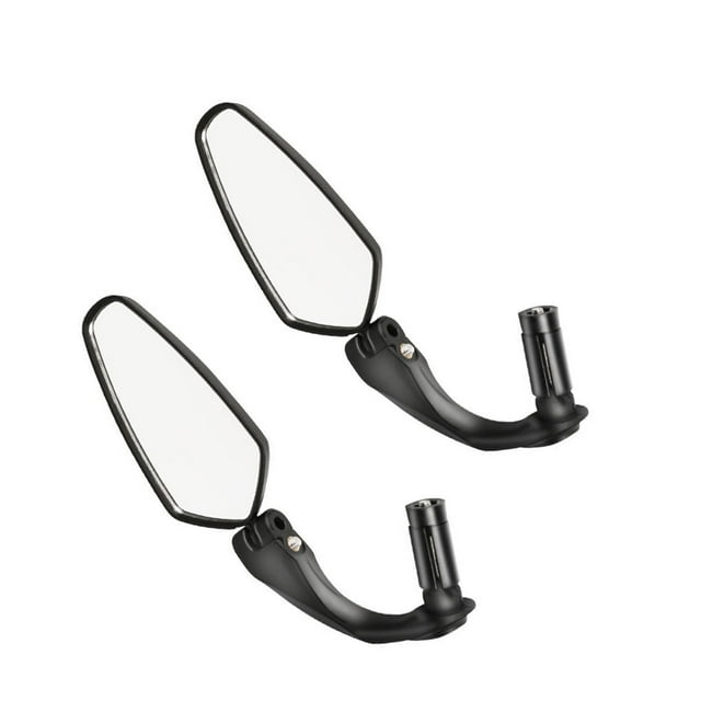 Xingzhi 2 Pieces Bike Rearview Mirror Modified Components Front Handlebar Reflector Clear Bicycles Mirrors Modification Reflection Part