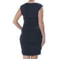 thumbnail image 4 of Rachel Roy Womens Draped Bodycon Dress, Blue, Large, 4 of 4