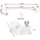 thumbnail image 4 of Refrigerator Lock Freezer Door Lock Cabinet Lock Strong Adhesive Lock Window Door Restrictor Cable For Baby Toddler Child Safety Device, 4 of 5