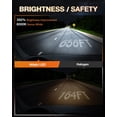 thumbnail image 2 of Nilight 9005/HB3 H11/H9/H8 LED Headlight Bulbs High and Low Beam LED Headlights Combo 6000K Cool White IP67 Plug and Play 4-Pack, 2 of 6