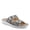 WHITE MULTI, variant on Women's CYTHERIA Slides – Italian-Made Two-Strap Sandals with Anatomic Footbed, Beading, and Adjustable Buckles