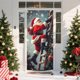 thumbnail image 3 of Decoraciones de Navidad Interior 35 X 71 Pulgadas Marco de Puerta de Navidad - Patrón de Santa Claus - Decoración de Puerta de Navidad - Decoración de Fiesta Del Festival, 3 of 6