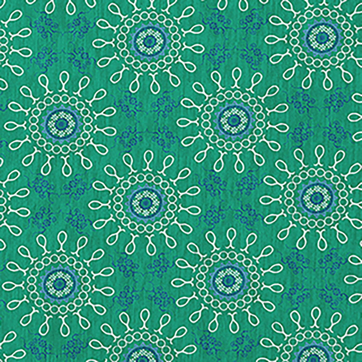 Simply Daisy 18" x 30" Kelly Green Sun Tile Rug
