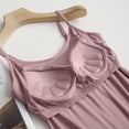 thumbnail image 6 of Tank Tops with Built in Bras for Women Sports Cute Cami Workout Plus Size Camisoles Spaghetti Strap Under Clothes Pink 2XL, 6 of 7