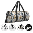thumbnail image 5 of KLL Llama and Cactus1 Duffle Bag For Men Women Sport Gym Fitness Tote Travel Training Workout Basketball Football Weekender, 5 of 8