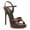 Brown, variant on FSJ Women Sexy Platform Cross Strap Sandals Open Toe High Stiletto Heels Ankle Strap Club Dressy Shoes Size 8 Brown