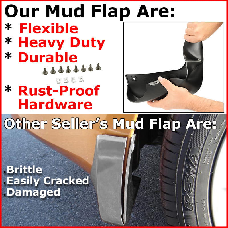 Fit Nissan Rogue 2014-2020 4Pc Mud Flaps Splash Guard Fender Mudguard Kit