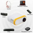 thumbnail image 4 of COM1950s Outdoor Projector Screen, Mini Led Mini Projector Portable Multi-Function Projector 1080P Hd Projector, 100 Inches Same Screen Projection High Brightness Hd External Sound Effect, 4 of 7