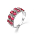 thumbnail image 5 of YYKihy Silver Women Fashion Trend Single Full Diamond Zircon Ring Ladies Jewelry Diamond Rings For Women Size 6 10, 5 of 8