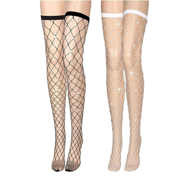 2 Pcs Versatile Pantyhose Silk Tights Stylish One-piece Stockings (