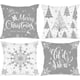 thumbnail image 1 of Lanpn - Juego de 4 fundas de almohada navideñas de 18.0 x 18.0 in, decorativas de 18.0 in, fundas de almohada para el hogar, dormitorio, habitación, vacaciones, decoración del sofá, 1 of 4