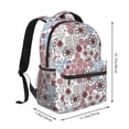 thumbnail image 2 of Fotbe Abstract Floral Mochila Casual con Estampado para Escuela, Viajes y Actividades al Aire Libre - Duradera, Ligera y Cómoda, 2 of 5