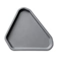 thumbnail image 2 of Rirozkan Triangle Serving Tray, Thick Plastic Food Tray, Frosted Restaurant Tray for Appetizers, Snacks, and Home Kitchen Use, Gray, 2 of 6