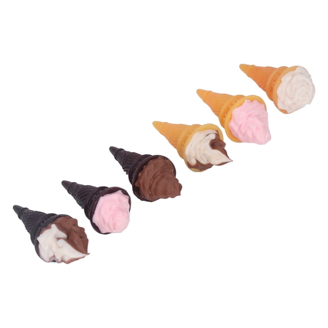 Helado de cocina para casa de muñecas BuyWeek 6 piezas de resina