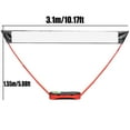 thumbnail image 3 of LELINTA Portable Badminton net Set with  W/Freestanding Base Stand, Foldable Adjustable Popup Badminton Volleyball Net with Stand,  Carry Box, 3 of 8