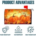 thumbnail image 4 of Welcome Fall Pumpkin Mailbox Covers Magnetic Standard Size 21 X 18 Waterproof Magnetic Mailbox Cover Post Letter Box Mailbox Covers for Farmhouse Garden Yard, 4 of 6