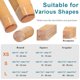 thumbnail image 5 of 24 protectores de silicona para patas de silla con fieltro antideslizante, copas para muebles para pisos de madera, protegen los pisos de rayones, 5 of 5