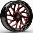 thumbnail image 2 of Fuel Triton 24" Wheels Red 45" MotoSlayer Tires Kawasaki Mule Pro FXT, 2 of 4