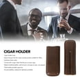 thumbnail image 5 of Luxury 2,Cigar Case, Textured PU Leather  Secure Hold, Perfect Gift For Cigar Enthusiasts, 5 of 6